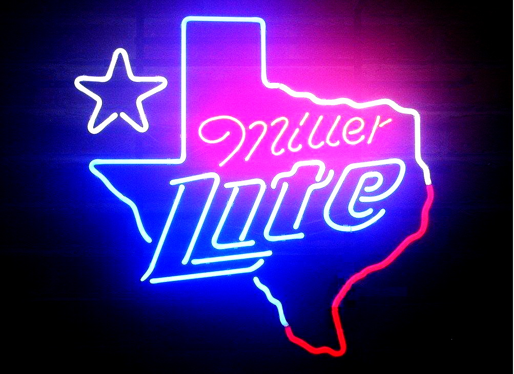 Miller Lite Texas Neon Sign [Miller Lite Texas Neon Sign] 329.95